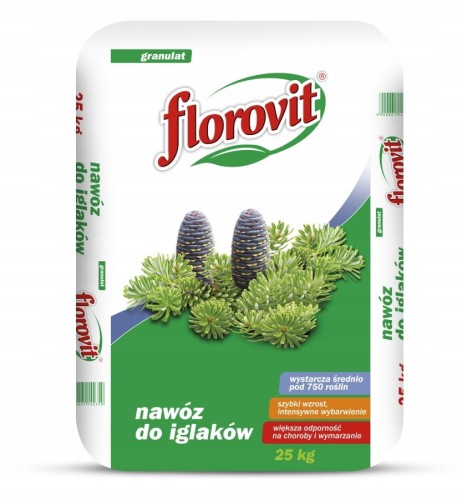 NAWÓZ DO IGLAKÓW FLOROVIT NA 750 ROŚLIN 25kg