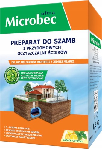 MICROBEC ULTRA DO SZAMB CYTRYNOWY 900+300G GRATIS
