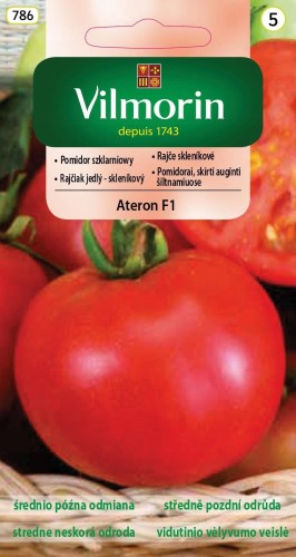POMIDOR ATERON F1 SZKLARNIOWY ŚREDNIOPÓŹNY NASIONA
