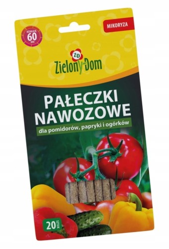 PAŁECZKI DO POMIDORÓW PAPRYKI I OGÓRKÓW NAWÓZ 20sz