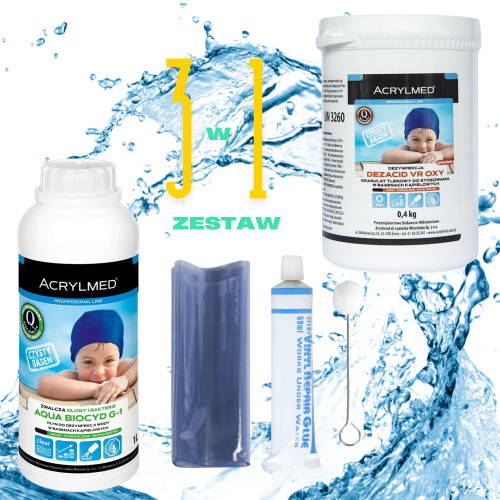 MOCNY ZESTAW NA GLONY + ZDROWA WODA W BASENIE BEZ CHLORU