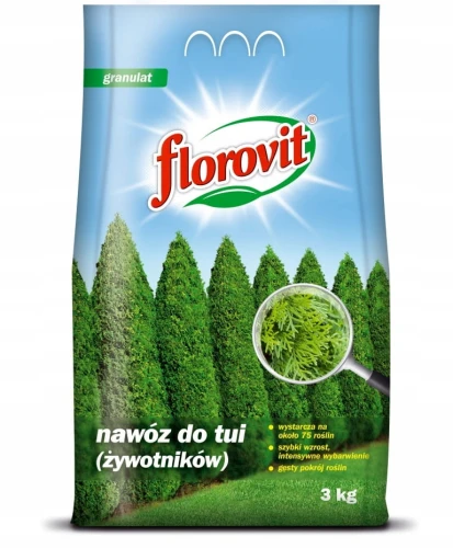 NAWÓZ DO TUI ŻYWOTNIKÓW FLOROVIT 3 kg na 75 roślin