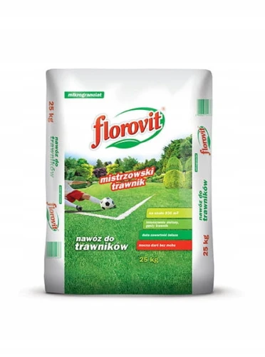 NAWÓZ ZWALCZAJĄCY MECH W TRAWNIKU FLOROVIT 25 kg