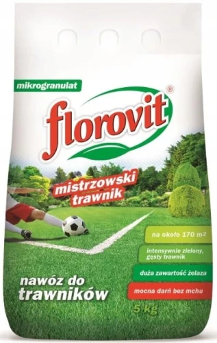 NAWÓZ ZWALCZAJĄCY MECH W TRAWNIKU FLOROVIT 5 kg
