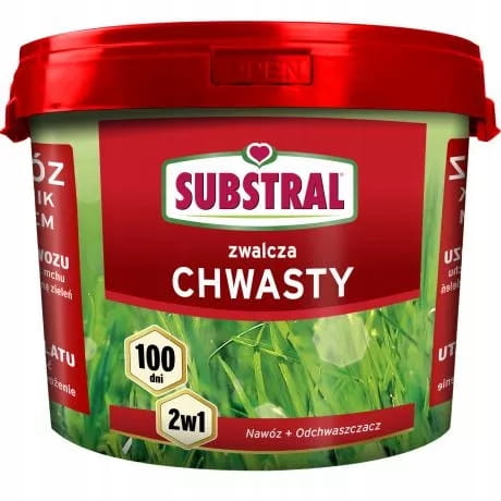 NAWÓZ ODCHWASZCZAJĄCY TRAWNIK SUBSTRAL 100 DNI 5kg