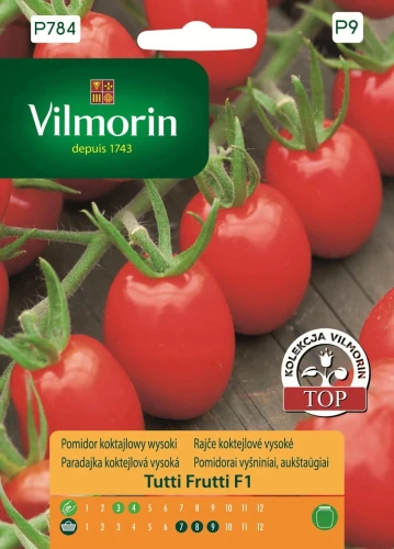 POMIDOR KOKTAJLOWY TUTTI FRUTTI F1 7 NASION