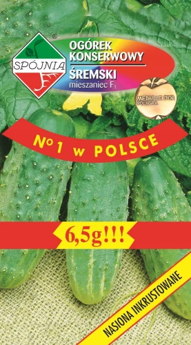 OGÓREK GRUNTOWY ŚREMSKI MIESZANIEC NASIONA 6,5g