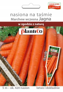 MARCHEW WCZESNA JAGNA NASIONA NA TAŚMIE Z NAWOZEM