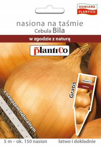 CEBULA PÓŹNA BILA NASIONA TAŚMIE Z NAWOZEM 5m