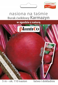 BURAK ĆWIKŁOWY KARMAZYN NASIONA NA TAŚMIE + NAWÓZ