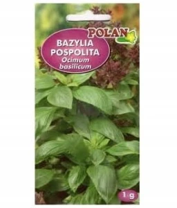 BAZYLIA POSPOLITA SŁODKA GENOVESE NASIONA POLAN 1g