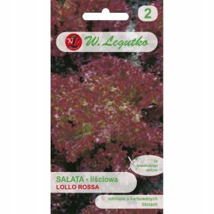 SAŁATA CZERWONA LIŚCIOWA LOLLO ROSA NASIONA 1g