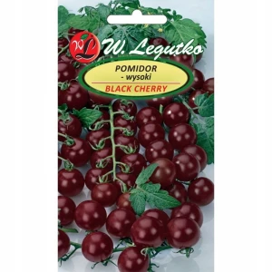 POMIDOR KOKTAJLOWY BLACK CHERRY WYSOKI NASIONA
