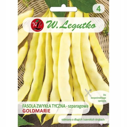 FASOLA TYCZNA SZPARAGOWA GOLDMARIE NASIONA 10g