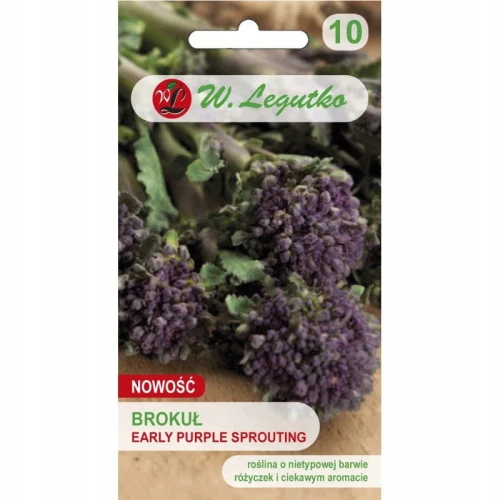 BROKUŁ FIOLETOWY EARLY SPROUTING NASIONA 1g