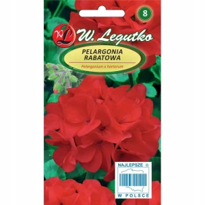 PELARGONIA RABATOWA GAMA CZERWONA F1 NASIONA 0,05g