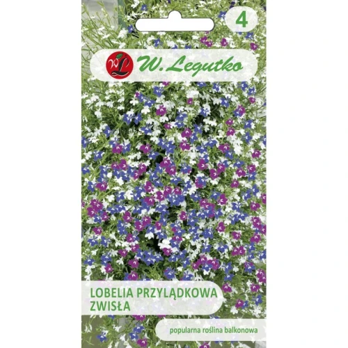 LOBELIA PRZYLĄDKOWA ZWISŁA MIESZANKA KOLORÓW 0,2g