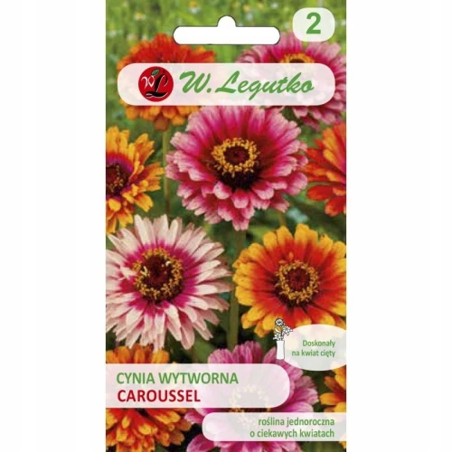CYNIA WYTWORNA DALIOWA CAROUSSEL NASIONA 1g