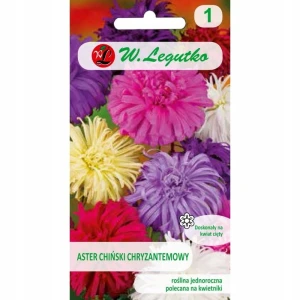 ASTER CHIŃSKI CHRYZANTEMOWY MIX KOLORÓW 1,25g