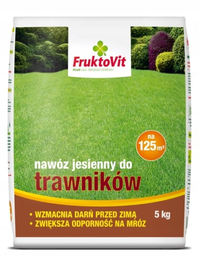 NAWÓZ JESIENNY DO TRAW FRUKTOVIT 5 KG NA 125 m²