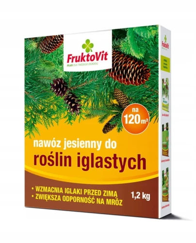 NAWÓZ JESIENNY DO IGLAKÓW FRUKTOVIT 1,2 kg 120m²