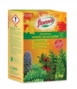 NAWÓZ JESIENNY DO IGLAKÓW FLOROVIT 1KG 50 ROŚLIN