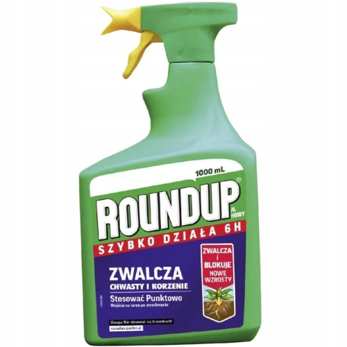 ROUNDUP HOBBY ŚRODEK NA CHWASTY SPRAY 1L NA 20 M2