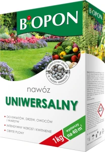NAWÓZ UNIWERSALNY BIOPON 1 KG NA 40 M2