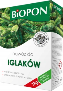 NAWÓZ DO IGLAKÓW BIOPON 1KG NA 30 ROŚLIN