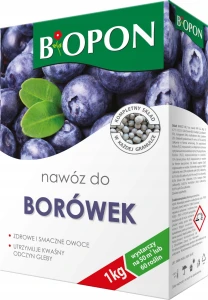 NAWÓZ DO BORÓWEK BIOPON 1KG NA 60 ROŚLIN