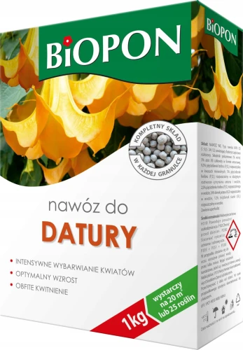NAWÓZ DO DATURY 1KG BIOPON NA 25 ROŚLIN
