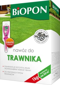 NAWÓZ DO TRAWNIKA BIOPON 1 KG NA 50 M2