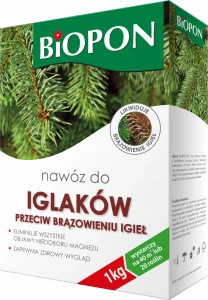 NAWÓZ DO IGLAKÓW PRZECIW BRĄZOWIENIU IGIEŁ 1KG