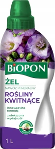 NAWÓZ MINERALNY ŻEL DO ROŚLIN KWITNĄCYCH BIOPON 1L