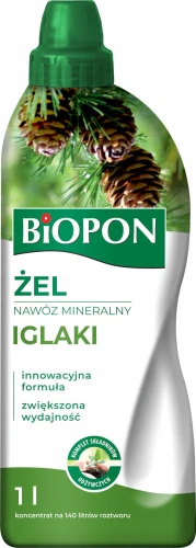 NAWÓZ ŻEL MINERALNY DO IGLAKÓW BIOPON 1L