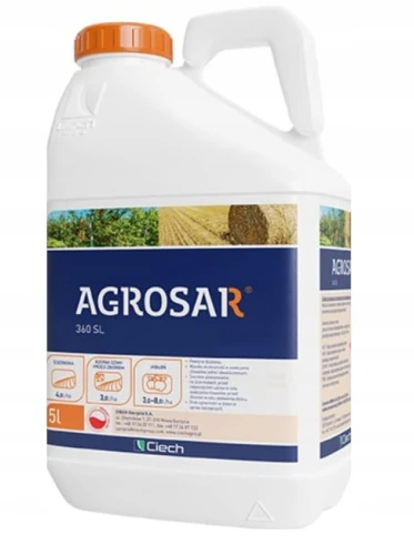 AGROSAR 360 SL GLIFOSAT ZWALCZA MIOTŁĘ I PERZ 5l