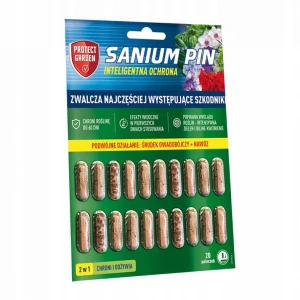 SANIUM PINS PAŁECZKI OWADOBÓJCZE + NAWÓZ 20szt.