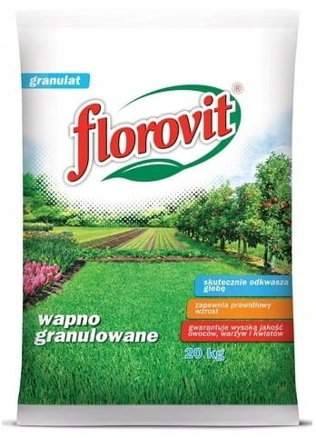 WAPNO NAWOZOWE GRANULOWANE 20KG FLOROVIT