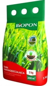 TRAWA SAMOZAGĘSZCZAJĄCA NASIONA BIOPON 5kg 200m²