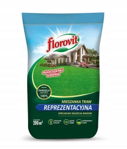 TRAWA REPREZENTACYJNA NASIONA FLOROVIT 5kg 200 m²