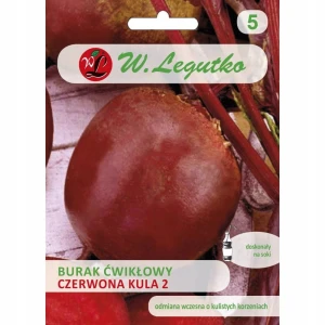 BURAK CZERWONA KULA 2 ĆWIKŁOWY NASIONA LEGUTKO 20g