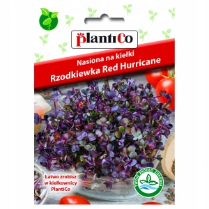 KIEŁKI RZODKIEWKA RED HURRICANE CZERWONA NASIONA
