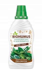 BIOHUMUS NAWÓZ ORGANICZNY DO ROŚLIN ZIELONYCH 0,5l