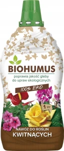 BIOHUMUS NAWÓZ ORGANICZNY DO ROŚLIN KWITNĄCYCH 1l