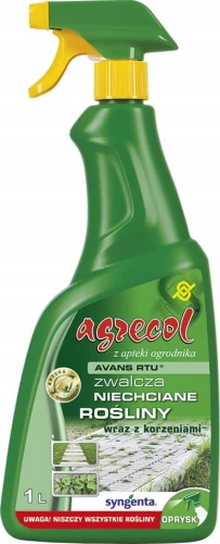 AVANS RTU ZWALCZA CHWASTY W KOSTCE I OGRODZIE 1L