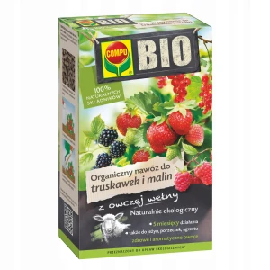 NAWÓZ ORGANICZNY NATURALNY COMPO BIO DO TRUSKAWEK I MALIN 750g