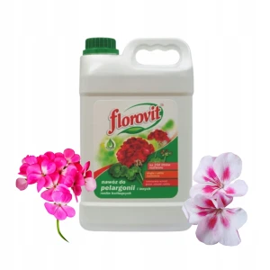 NAWÓZ WIELOSKŁADNIKOWY FLOROVIT PŁYNNY PELARGONIE KWIATY KWITNĄCE 2,8KG