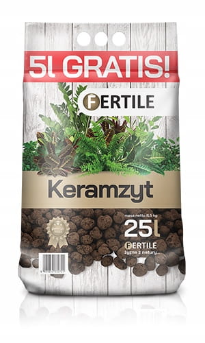 KERAMZYT KRUSZYWO SPULCHNIA ZIEMIĘ FERTILE 25L