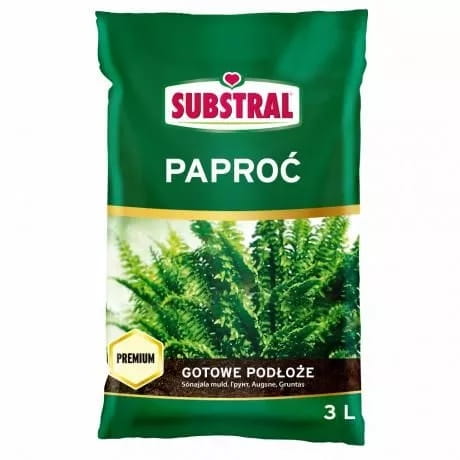PODŁOŻE DO PAPROCI ZIEMIA UPRAWNA 5,5-6,0 pH 3L