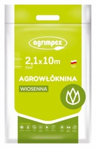 AGROWŁÓKNINA AGRIMPEX WIOSENNA 17G BIAŁA 2,1x10m